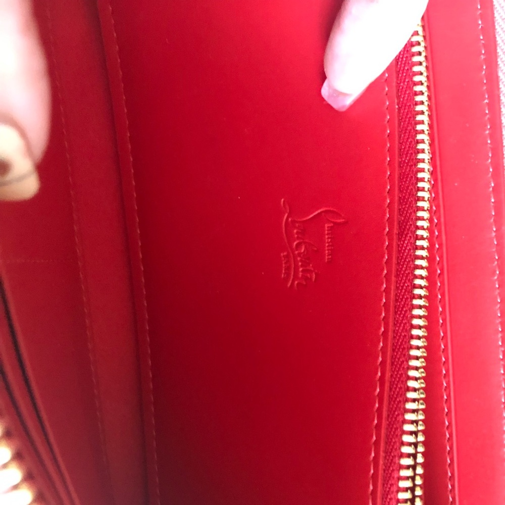🎉SOLD🎉 Authentic Louboutin Panettone Long wallet in tri color - Picture 11 of 13